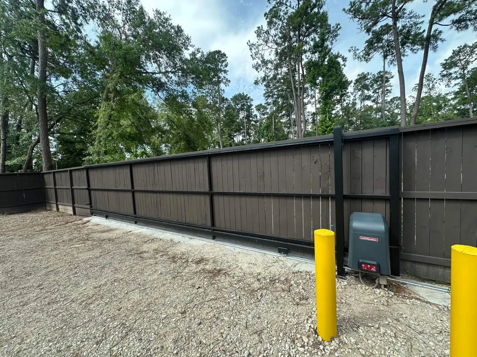 Gate operator housing and motor assembly Houston TX